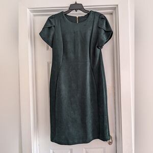 Green Velvet Calvin Klein Dress